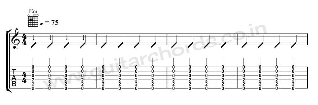 Guitar Strumming Pattern 01
